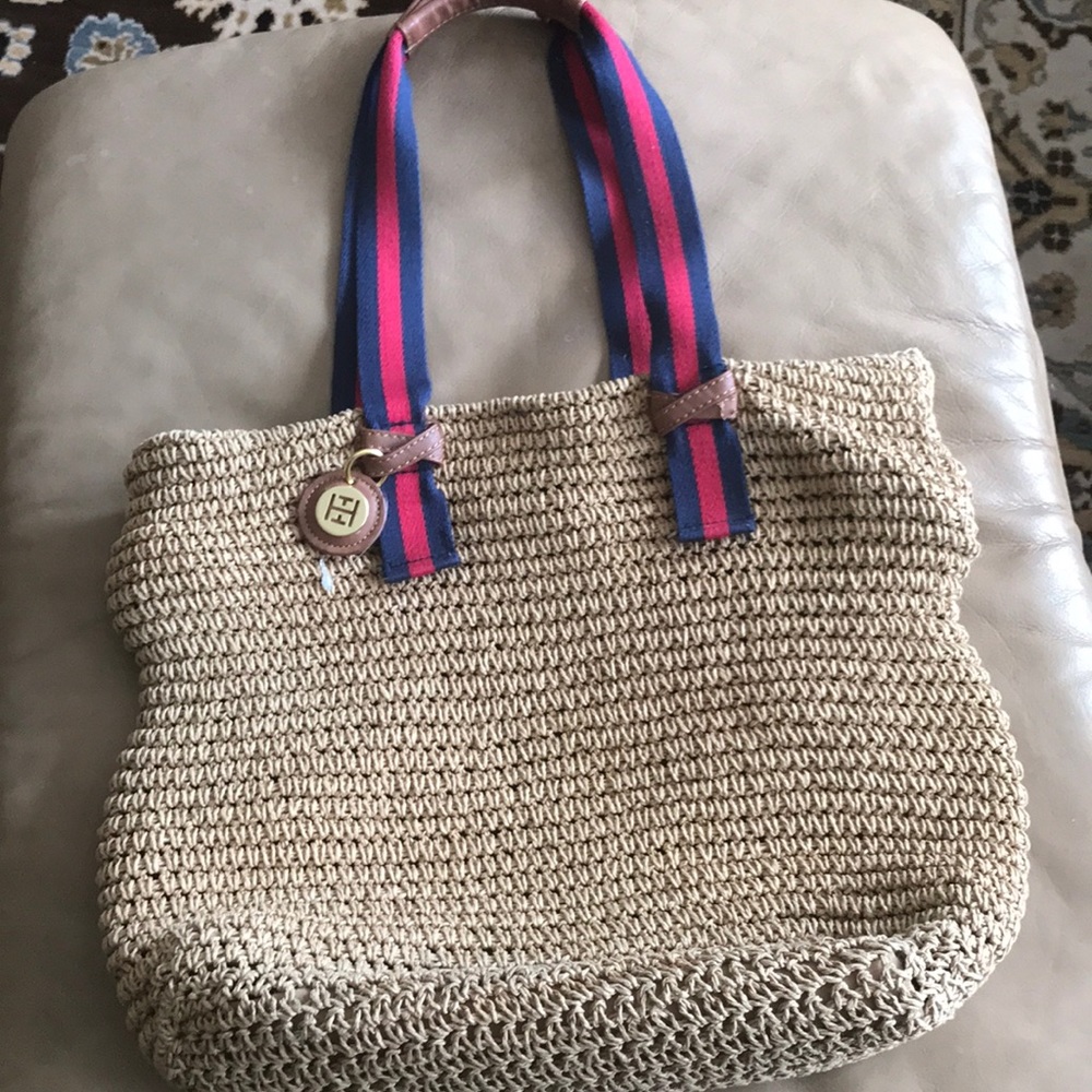 Tommy Hilfiger straw bag
